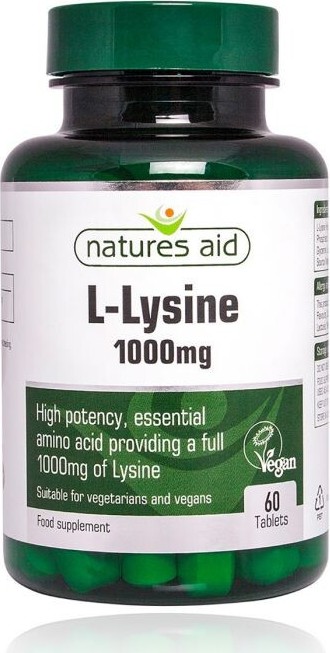 Natures Aid L-Lysine 1000 mg 60 tablet
