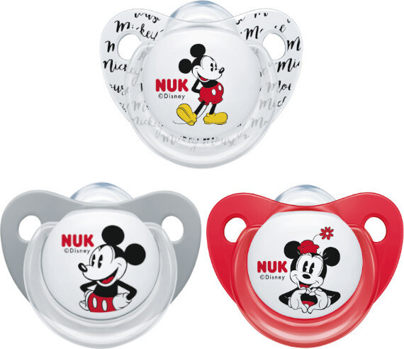 NUK Dudlík Mickey SI V2(6-18m)1ks BOX 736338