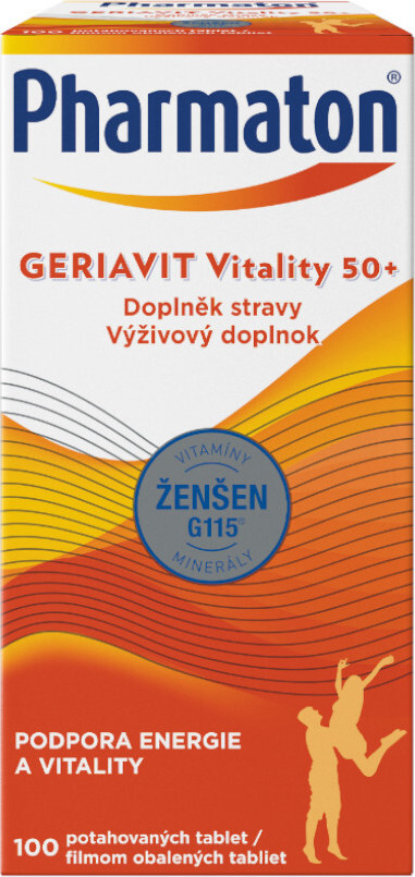Pharmaton Geriavit Vitality 50+ tbl.100