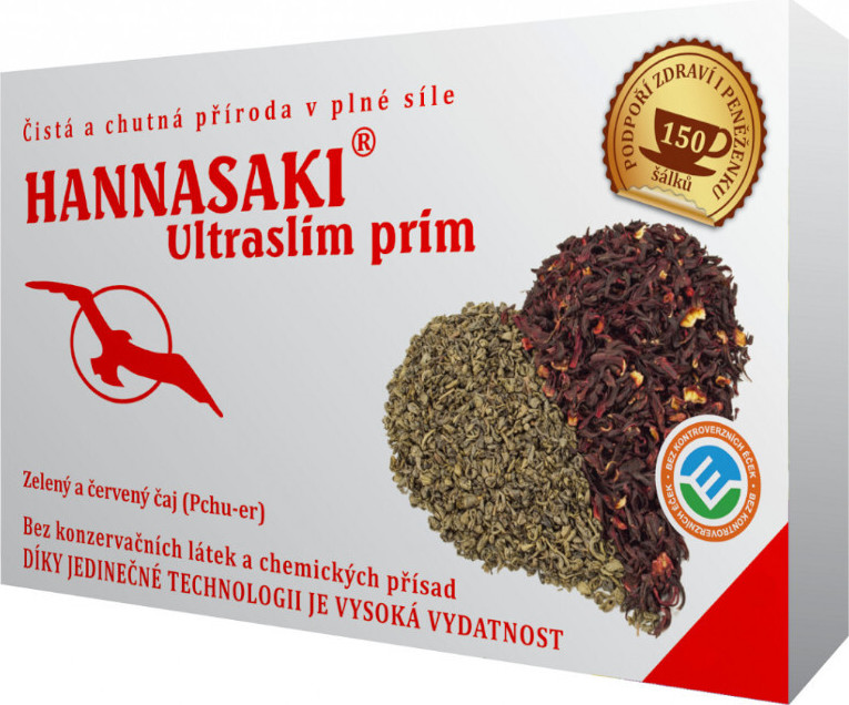 Phoenix Division Hannasaki Ultraslim Prim směs zeleného a červeného čaje 50 g