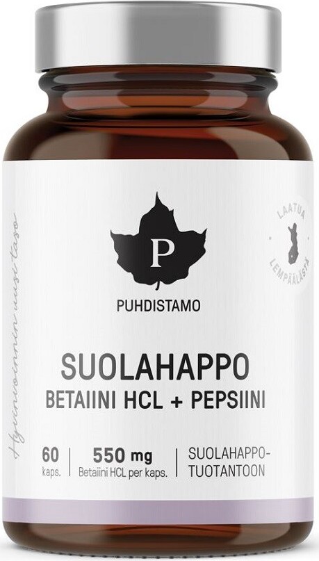 Puhdistamo Betain HCL cps.60