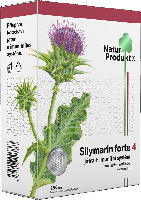 Silymarin Forte 250mg + vitamin D 40 tablet