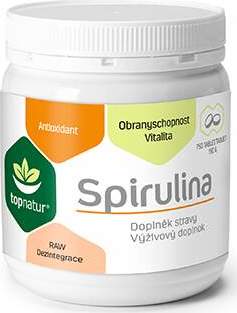 Spirulina 200mg tbl.750 TOPNATUR