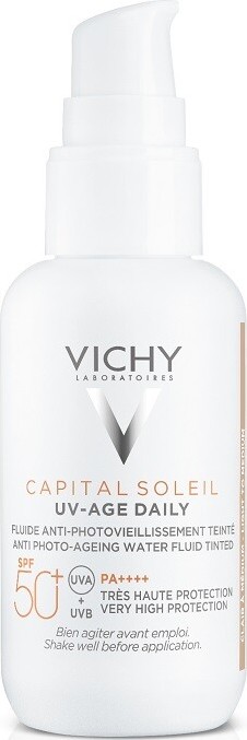 VICHY UV-AGE Daily Tónovaný Fluid bránící fotostárnutí SPF50+ 40 ml