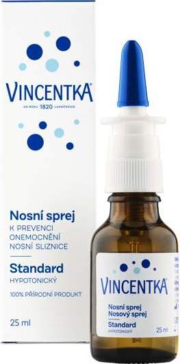 Vincentka nosní sprej STANDARD hypotonický 25ml