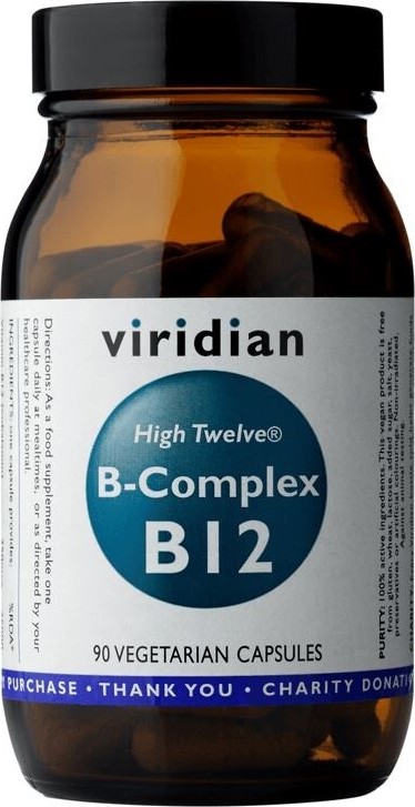 Viridian B-Complex B12 High Twelwe cps.90