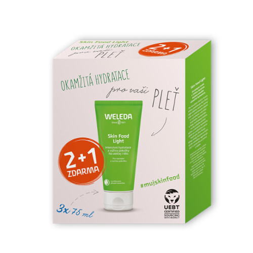 Weleda Skin Food light univerzální výživný krém 3 x 75 ml dárková sada