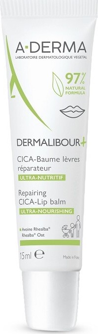 A-DERMA Dermalibour+ CICA Balzám na rty 15 ml