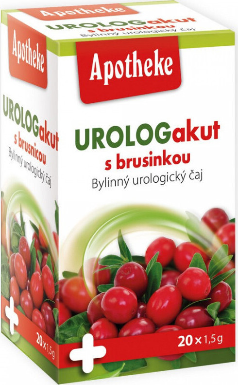 Apotheke Urolog akut s brusinkou čaj 20x1.5g