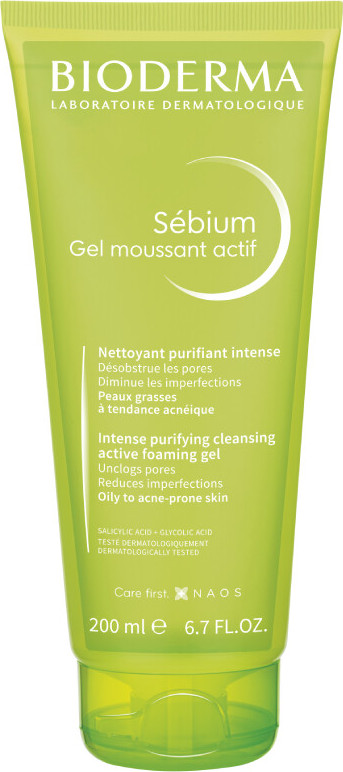 Bioderma Sébium Gel moussant actif 200 ml