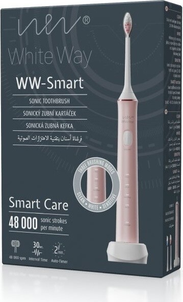 Biotter WW-Smart sonický zubní kartáček růžový