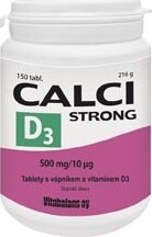 Calci Strong + Vitamin D3 150 tablet Vitabalans