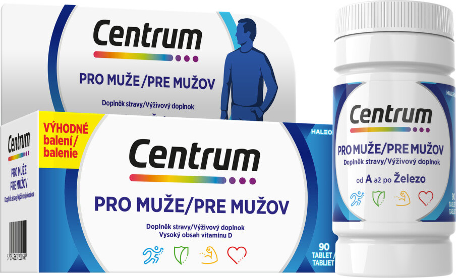 Centrum multivitamín pro muže 90 tablet