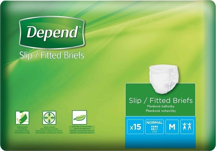 Depend Slip Normal inkontinenční kalhotky vel.M 15ks