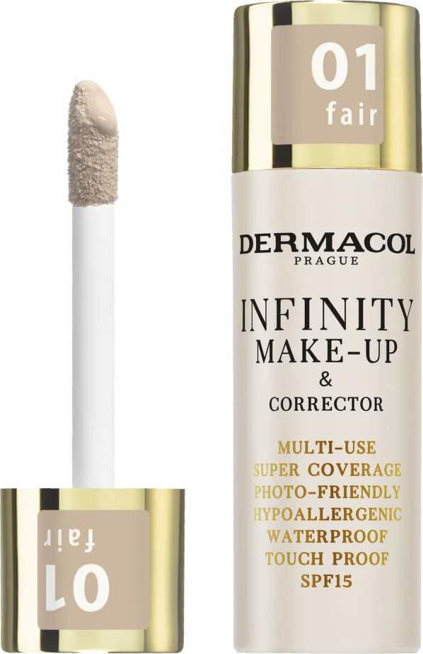 Dermacol Infinity make-up&korektor č.01 fair 20g