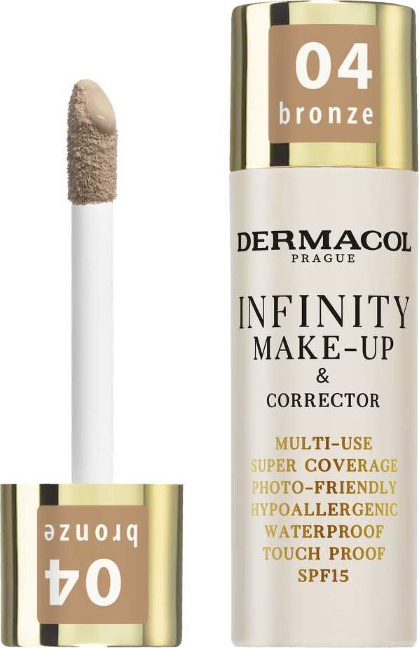 Dermacol Infinity make-up&korektor č.04 bronze 20g