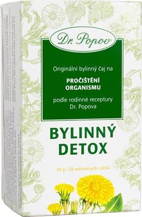 Dr.Popov Čaj Bylinný detox 20x1.5g