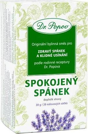 Dr.Popov Čaj Spokojený spánek 20x1.5g