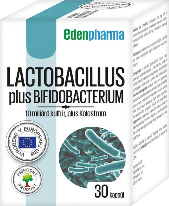 Edenpharma Lactobacillus Plus Bifidobact.cps.30