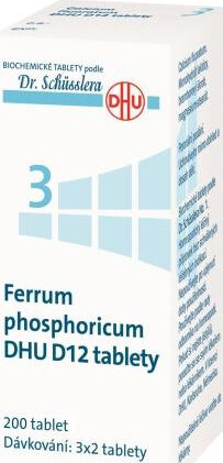 FERRUM PHOSPHORICUM DHU D6(D12) TBL NOB 200