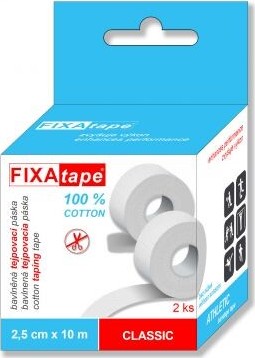 FIXAtape Classic tejpovací páska 2.5cmx10m 2ks