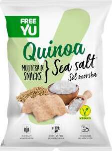 Free Yu Quinoa multigrain snack Sea salt 70g