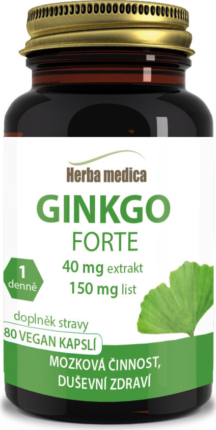 Ginkgo forte extrakt 40mg cps.80