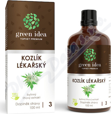 Green idea Kozlík lékařský bylinný extrakt 100ml