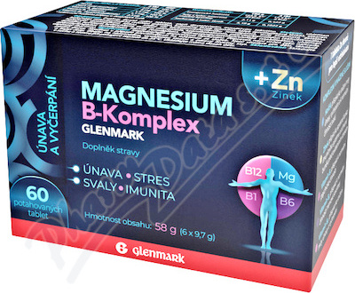 Magnesium B-komplex Glenmark tbl.60