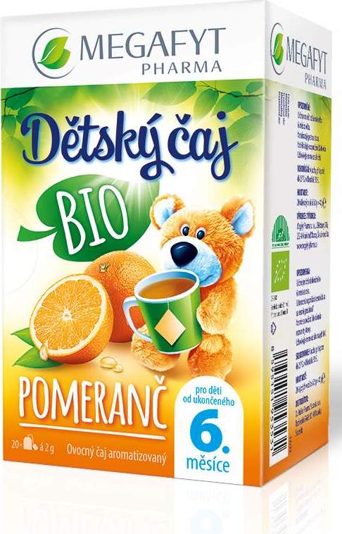 Megafyt Dětský čaj Pomeranč BIO 20x2g