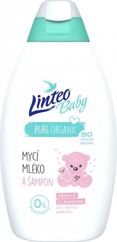 Mycí mléko a šampon LINTEO BABY 425ml