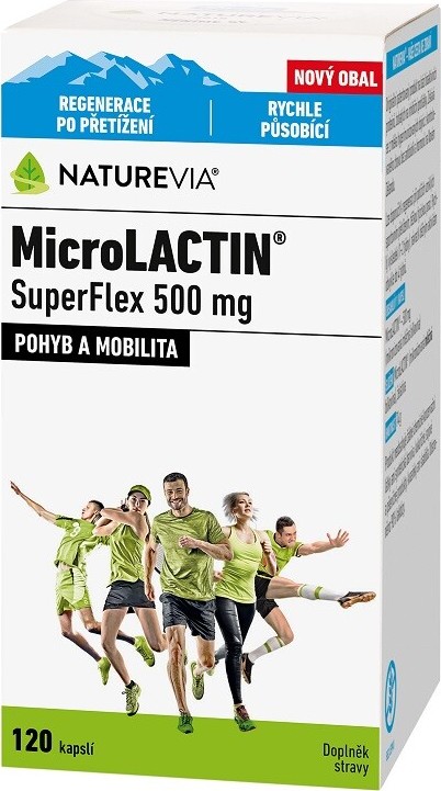 NatureVia MicroLACTIN SuperFlex 500mg cps.120