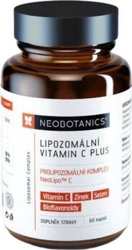 NEOBOTANICS Lipozomální vitamin C plus Zinek + Selen cps.60