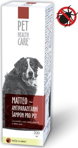 PET HEALTH CARE MATTEO antiparazit šamp.psy 200ml