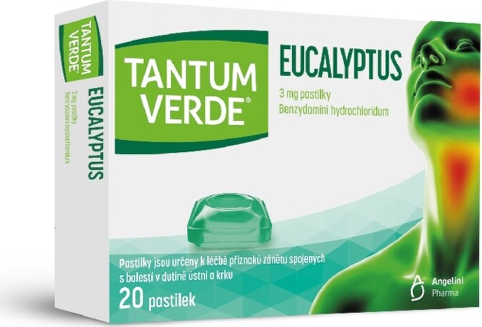 TANTUM VERDE EUCALYPTUS 3MG PAS 20