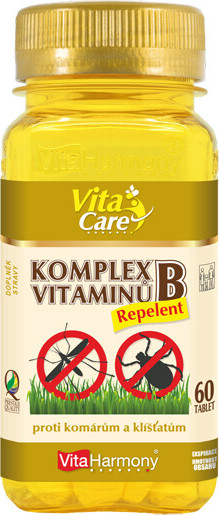 VitaHarmony Komplex vitaminů B Repelent tbl.60