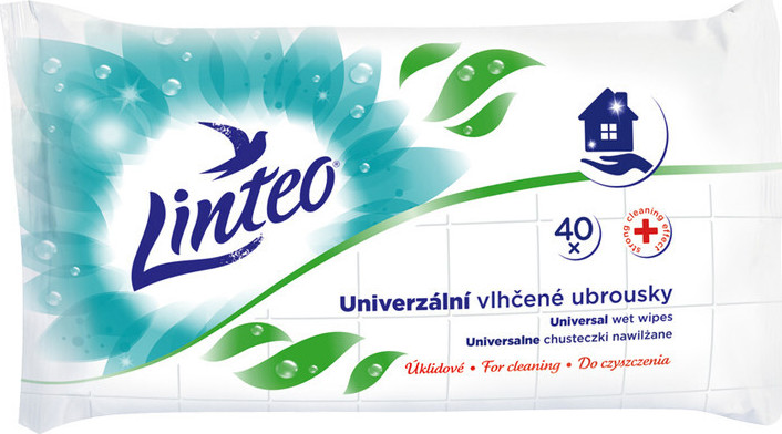 Vlhčené ubrousky LINTEO univerzální 40ks