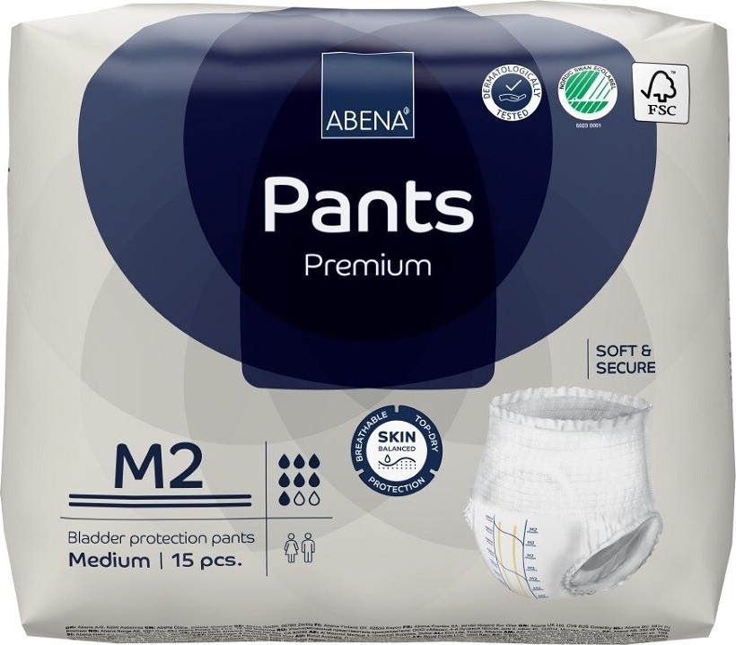 ABENA PANTS PREMIUM M2 KALHOTKY ABSORPČNÍ NAVLÉKACÍ