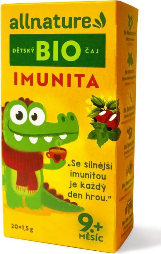 Allnature Dětský čaj Imunita BIO 20x1.5g 9M+