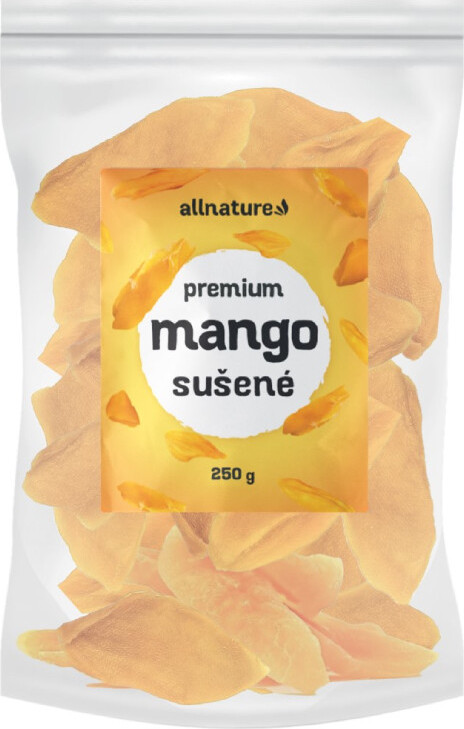 Allnature Mango sušené plátky Premium 250g