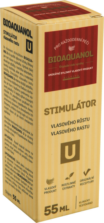 Bioaquanol U stimulátor vlasového růstu 55 ml