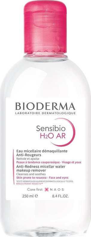 BIODERMA Sensibio H2O AR micelární voda pro citlivou pleť se začervenáním 250 ml