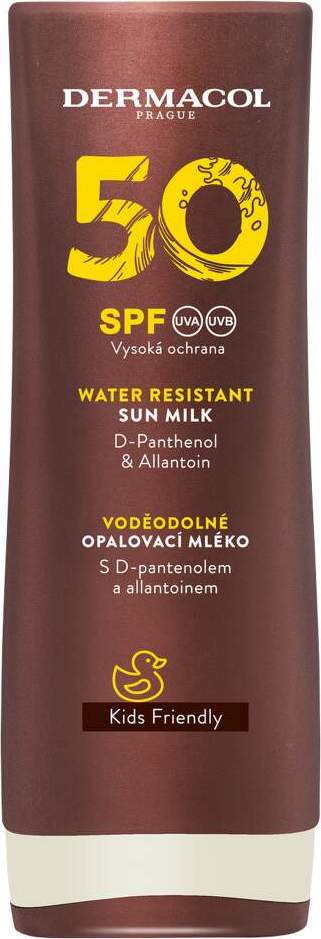 Dermacol Opalovací mléko voděodolné SPF50 200ml