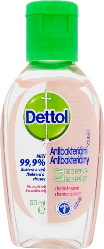 DETTOL Antibakteriální gel na ruce s heřmánkem 50 ml