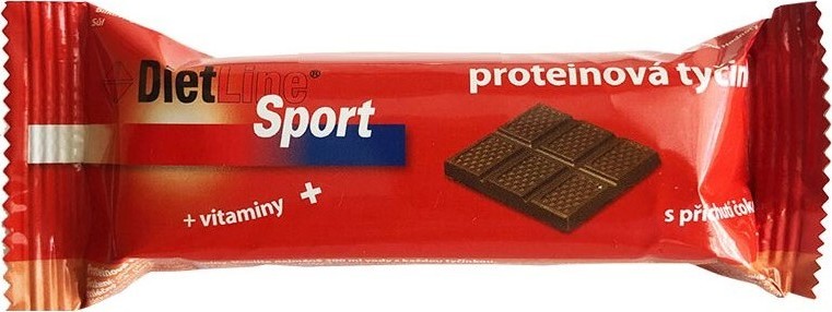 DietLine Sport proteinová tyčinka s čokoládovou příchutí 44g