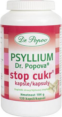 Dr.Popov Psyllium Stopcukr cps.120