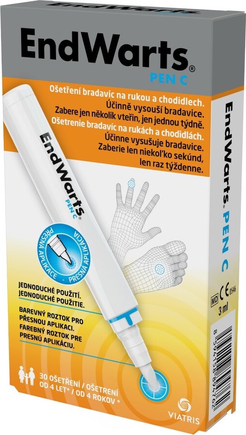 EndWarts PEN C pero k odstranění bradavic 3ml