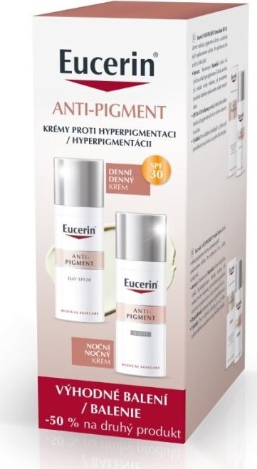 Eucerin AntiPigment den.SPF30+noc.krém 2x50ml 2024