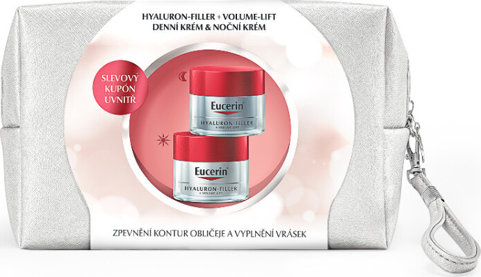 Eucerin Hyaluron-Filler + Volume-Lift denní + noční krém 2 x 50 ml dárková sada