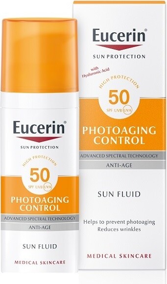 EUCERIN SUN emulze proti vráskám SPF50 50ml